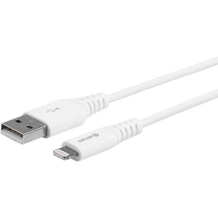 eSTUFF Cable Lightning MFI Reforzado 0.15m Blanco para iPhone/iPad - Chipset C89 Apple Certificado 1 eSTUFF Cable Lightning MFI Reforzado 0.15m Blanco para iPhone/iPad - Chipset C89 Apple Certificado 1