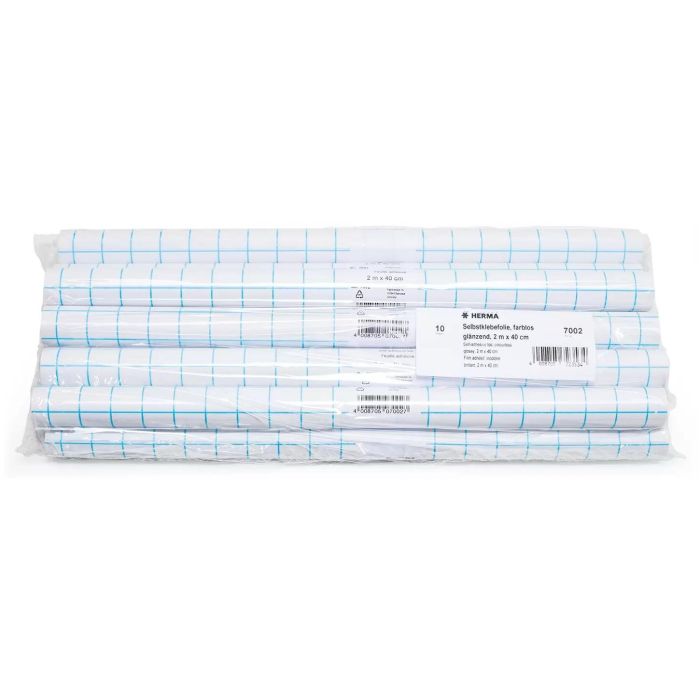 HERMA Selbstklebefolie transparent glänzend 2 m 1 Rolle 2 HERMA Selbstklebefolie transparent glänzend 2 m 1 Rolle 2