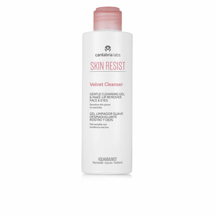 Skin Resist Velvet Gel Limpiador Suave Desmaquillante Rostro Y Ojos