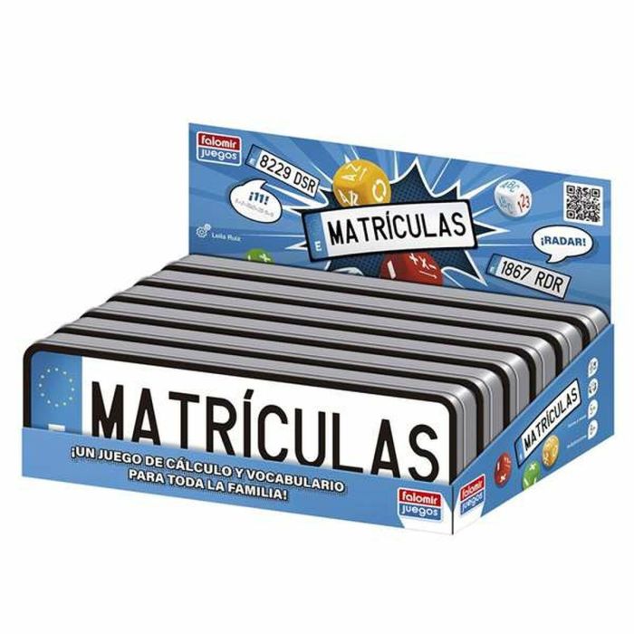 Juego Educativo Falomir Matriculas 3 Juego Educativo Falomir Matriculas 3