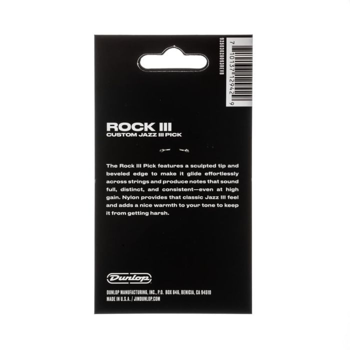 Pack 6 Púas Rock Iii Nylon Custom Jazz Iii Gold 4 Pack 6 Púas Rock Iii Nylon Custom Jazz Iii Gold 4