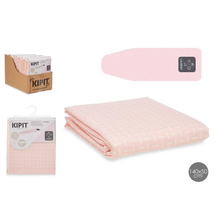 Funda para tabla de planchar con muletón 140x50 cm, rosa estampado - Kipit (8 Unidades) Funda para tabla de planchar con muletón 140x50 cm, rosa estampado - Kipit (8 Unidades)