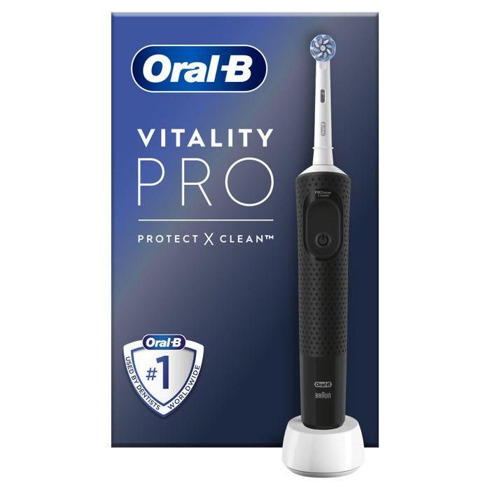 Oral-B VITALITY PRO NEGRO Cepillo Dientes Eléctrico con Temporizador, 3 Modos de Cepillado y 8800 Rotaciones/Minuto, 1 unidad 5 Oral-B VITALITY PRO NEGRO Cepillo Dientes Eléctrico con Temporizador, 3 Modos de Cepillado y 8800 Rotaciones/Minuto, 1 unidad 5