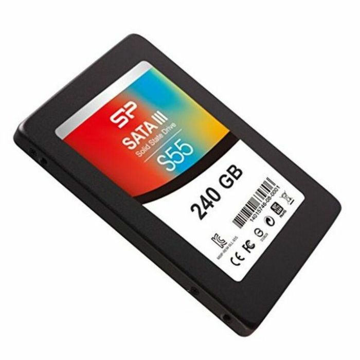 Silicon Power SP240GBSS3S55S25 Disco Duro Interno SSD Slim S55 240GB 2.5" 7mm SATA3 hasta 550MB/s Lectura 1 Silicon Power SP240GBSS3S55S25 Disco Duro Interno SSD Slim S55 240GB 2.5" 7mm SATA3 hasta 550MB/s Lectura 1