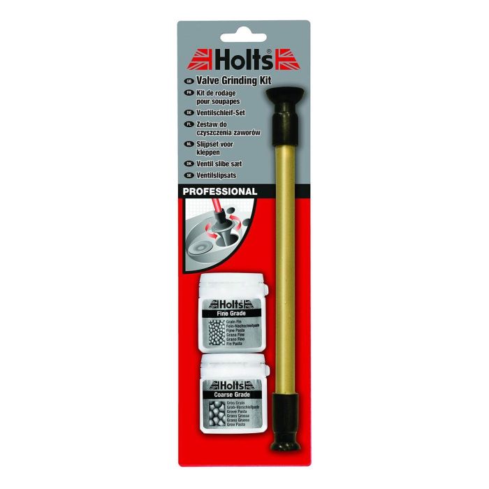 Holts Pasta de Lapeado y Rodaje Kit de Rodamiento para Válvulas Doble Grano Grueso y Fino que Asegura Sellado Perfecto 2