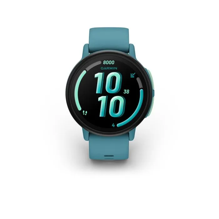 Garmin Reloj Inteligente Bounce 2, GPS y Wi-Fi, Pantalla 1,2 Pulgadas, Color Turquesa - GAR0753759349448