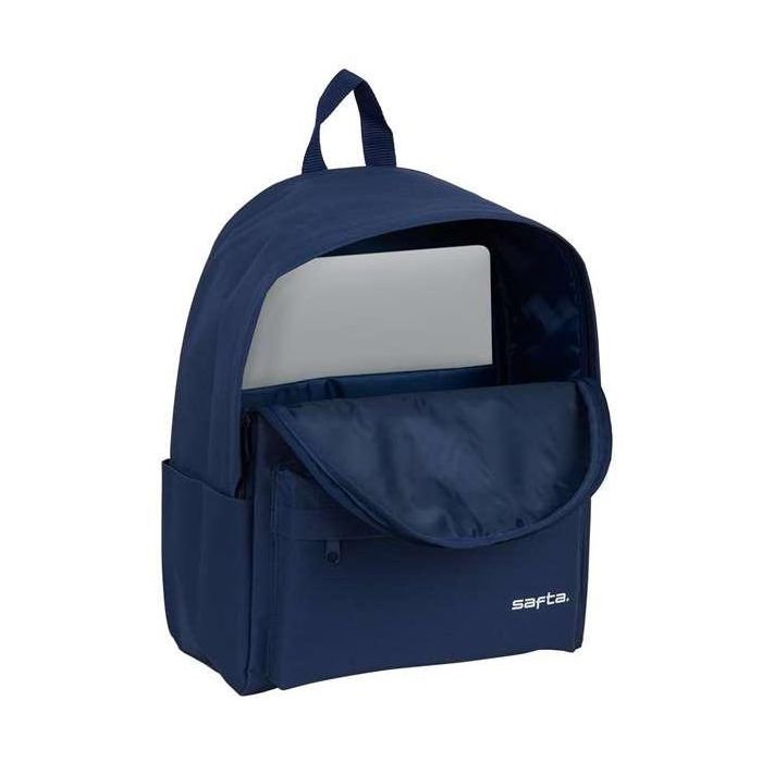 Cartera Escolar Safta Day Pack Ordenador 14,1-' Basic Azul Marino 310x160x400 mm 12 Cartera Escolar Safta Day Pack Ordenador 14,1-' Basic Azul Marino 310x160x400 mm 12