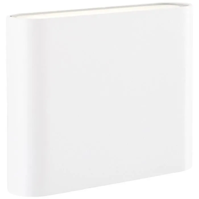 Brilliant BRIG90972A05 Aplique Exterior LED 7W Blanco Metal y Cristal