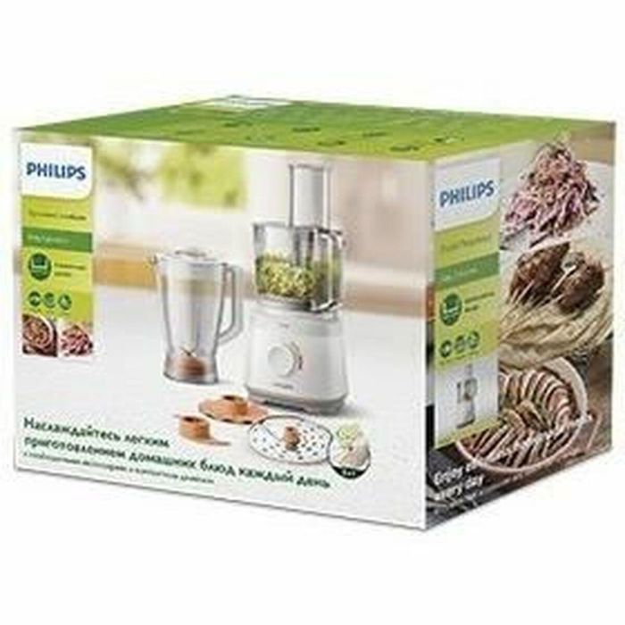Philips HR7320/00 Robot de Cocina Multifunción 700 W, 19 Funciones, 1.5 L, Color Blanco 2