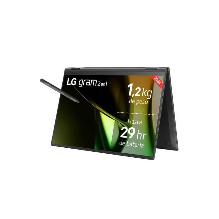 Portátil LG Gram 14T90S-G.AA75B Intel Core Ultra 7-155H/ 16GB/ 512GB SSD/ 14" Táctil/ Win11 Portátil LG Gram 14T90S-G.AA75B Intel Core Ultra 7-155H/ 16GB/ 512GB SSD/ 14" Táctil/ Win11