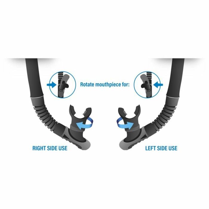 Tubo de snorkel Seac Reverse Dry Rojo 1 Tubo de snorkel Seac Reverse Dry Rojo 1