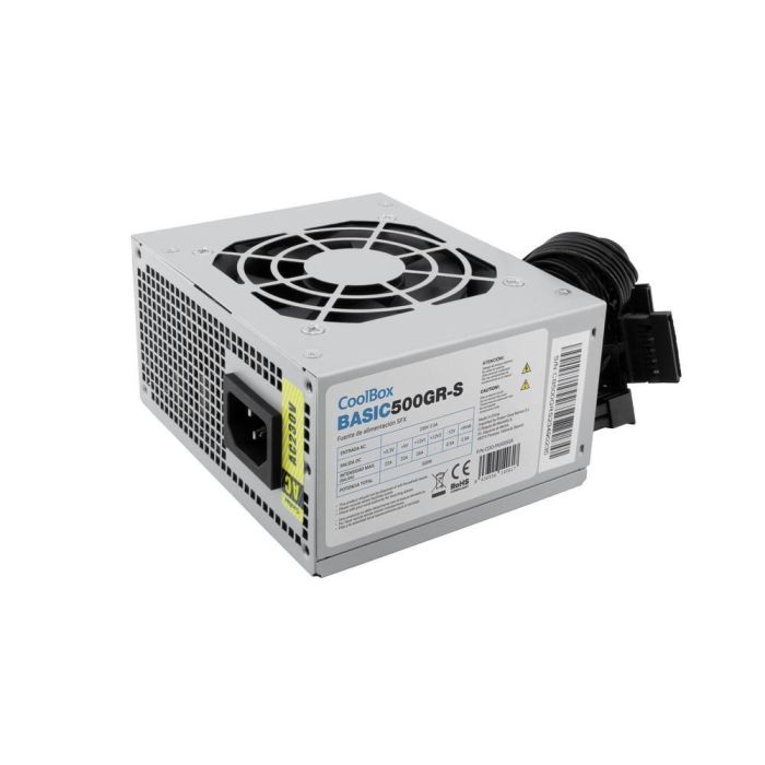 Fuente de Alimentación CoolBox FALCOO500SGR Blanco 500 W Fuente de Alimentación CoolBox FALCOO500SGR Blanco 500 W