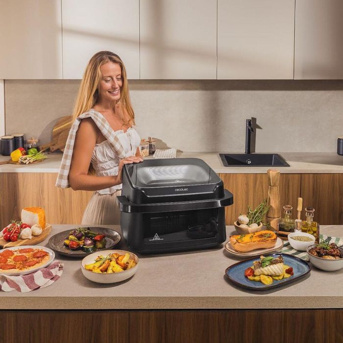 Freidora de Aire Cecotec Cecofry Advance 10000 Full Vision 2200 W 10 L Negro 3 Freidora de Aire Cecotec Cecofry Advance 10000 Full Vision 2200 W 10 L Negro 3