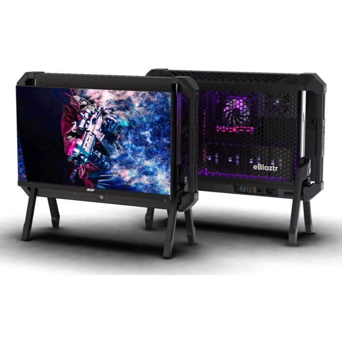 eBlaztr EBL-BLA-STA-01 Gaming Desktop Negro 25 Pulgadas Aluminio CC