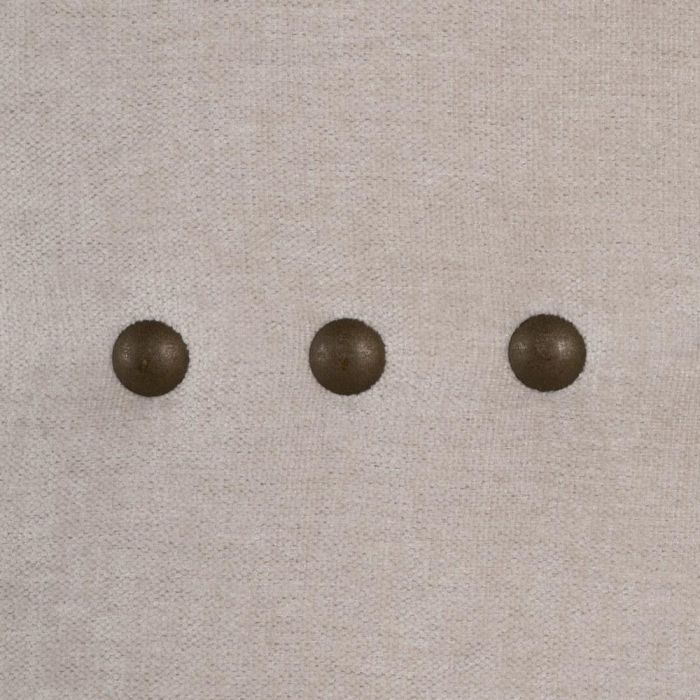 Cabecero Crema Tejido Dormitorio 165 X 7 X 125 cm