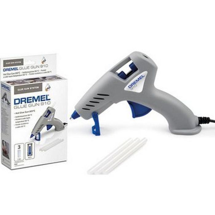 Dremel 910 Pistola de Pegamento Caliente 165°C con Punta Antigoteo Precisión para Bricolaje Cerámica, Madera, Plásticos, Vidrio 4 Dremel 910 Pistola de Pegamento Caliente 165°C con Punta Antigoteo Precisión para Bricolaje Cerámica, Madera, Plásticos, Vidrio 4