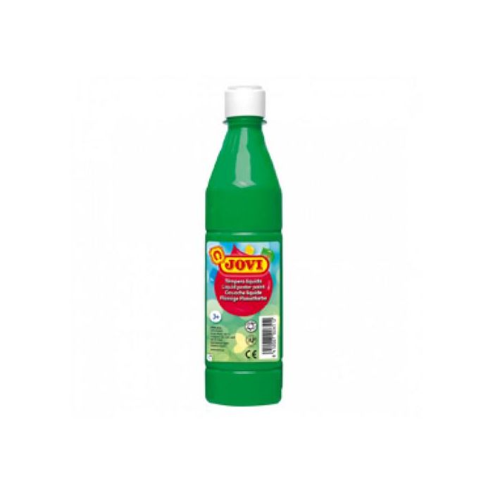 Jovi Témpera Líquida School Verde Medio Botella De 500 mL