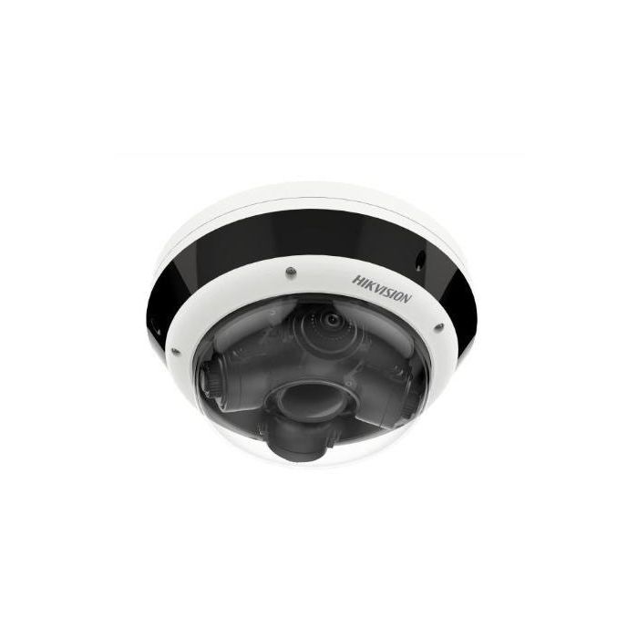 Hikvision Cámara IP multisensor 5M 360º 4 sensores 2.8-8mm IR30 WDR IK10 IP67. Audio, alarma 1