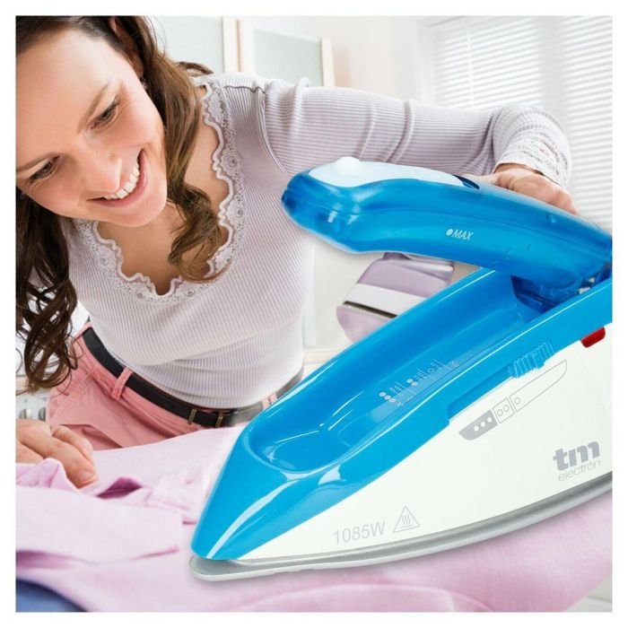 Plancha de Vapor TM Electron Azul 1085 W (De viaje) 1 Plancha de Vapor TM Electron Azul 1085 W (De viaje) 1
