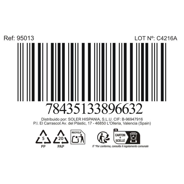 La Mediterranea Bol Blanco 14.3 x 11.5 x 3.8 cm "Snack" (72 Unidades)