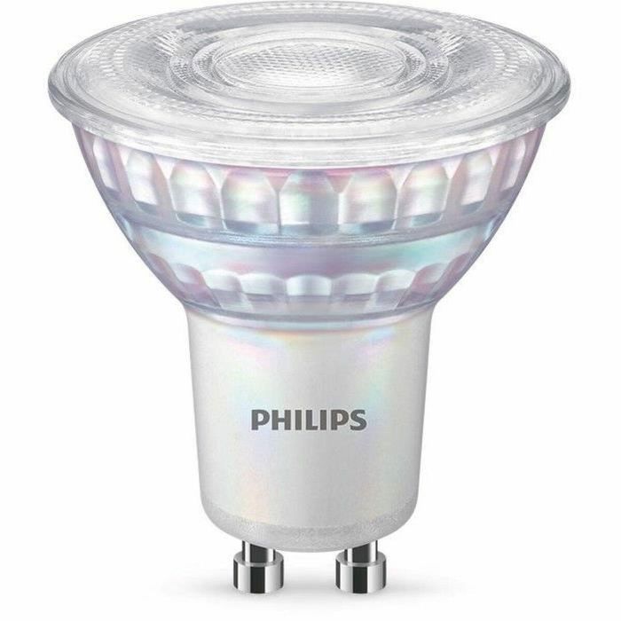 Philips Bombilla LED GU10 Equivalente 50W, Regulable, Vidrio, Juego de 2 0 Philips Bombilla LED GU10 Equivalente 50W, Regulable, Vidrio, Juego de 2 0