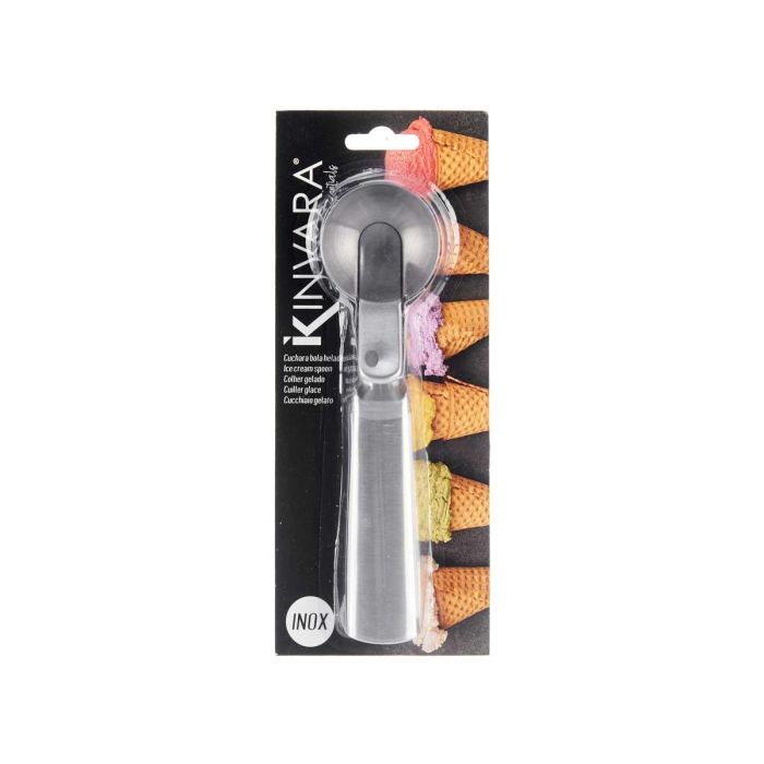 Cuchara para Helado de Acero Inoxidable Kinvara 18x5x5 cm (24 Unidades) 1 Cuchara para Helado de Acero Inoxidable Kinvara 18x5x5 cm (24 Unidades) 1