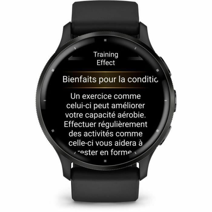 Garmin GAR1701825584298 Reloj GPS Conectado Venu 3 WiFi Pantalla 1.4 pulgadas Caja Acero Gris Negra Correa Silicona Negra 7