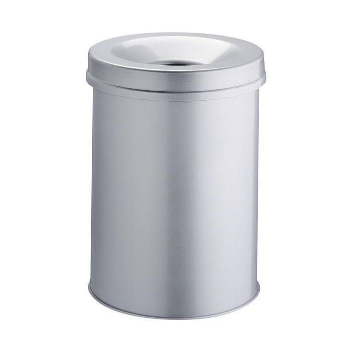 DURABLE Papierkorb Safe rund 30 Liter grau 0 DURABLE Papierkorb Safe rund 30 Liter grau 0