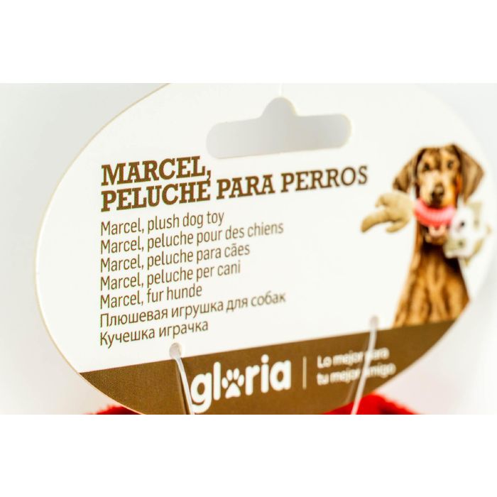 Mordedor de perro Gloria Marcel con sonido León Poliéster Goma Eva Polipropileno 1