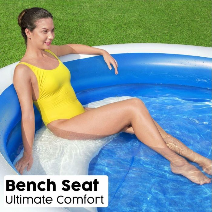 Bestway Piscina Hinchable 2 Camaras Parasol 241x241x140 cm +6 Años Jardin 54337 Bestway Piscina Hinchable 2 Camaras Parasol 241x241x140 cm +6 Años Jardin 54337