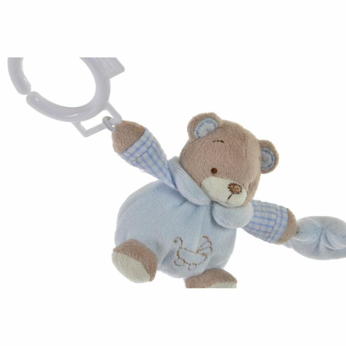 Peluche DKD Home Decor Blanco Azul cielo Rosa claro Metal Infantil Oso 30 x 40 cm 68 x 6 x 9 cm (3 Piezas) 1