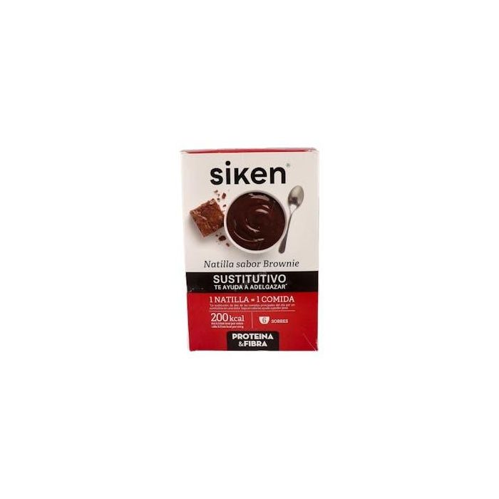 Siken Susti Natilla Brownie 6 Unidades