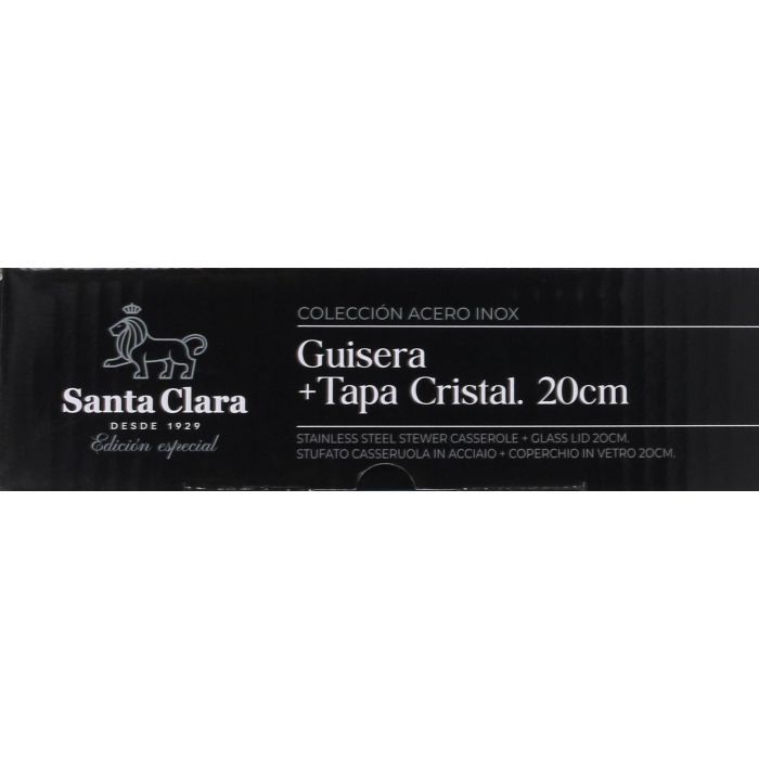 Santa Clara Guisera con Tapa 20 cm (6 Unidades) 2