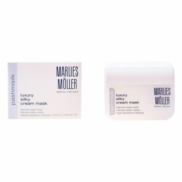 Marlies Möller PASHMISILK Mascarilla Crema Sedosa Intensiva Reparadora para Cabello Dañado, Hidratación y Suavidad 125 ml