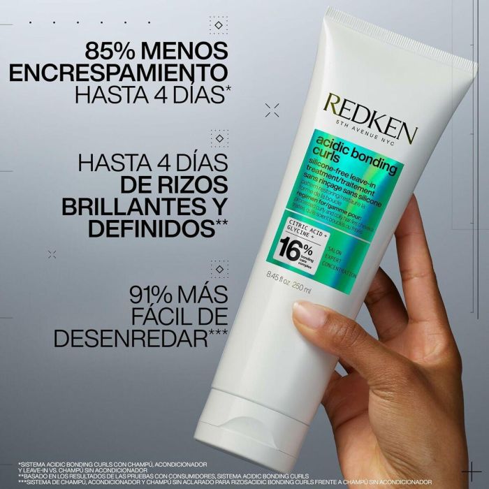 Redken Acidic Bonding Curls Leave In Tratamiento sin aclarado con protección térmica 250 ml 3 Redken Acidic Bonding Curls Leave In Tratamiento sin aclarado con protección térmica 250 ml 3