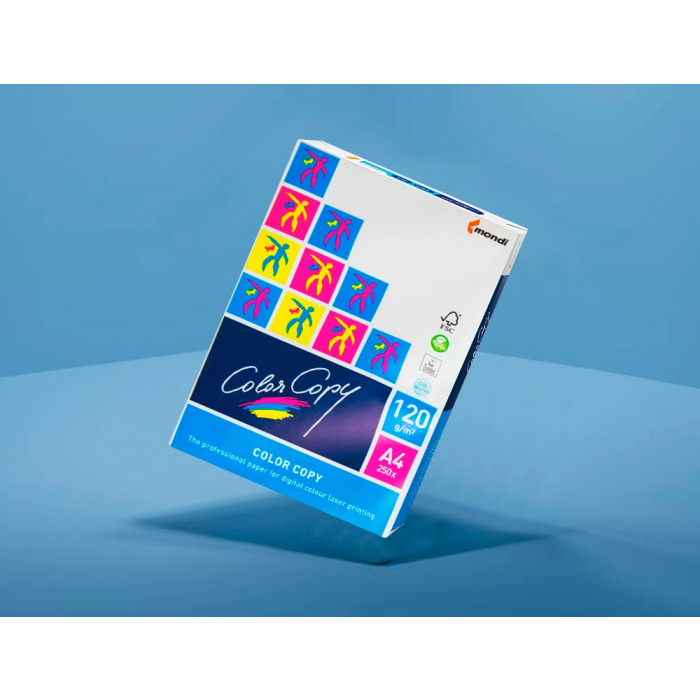 Color copy Papel Fotocopiadora Multifuncion Din A4 120 Gramos Paquete 250 Hojas Blanco 5
