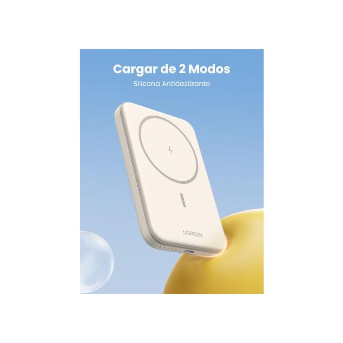 UGREEN 25207 Batería Externa 5000 mAh Cargador Inalámbrico Magnético PD15W USB-C Negro 14