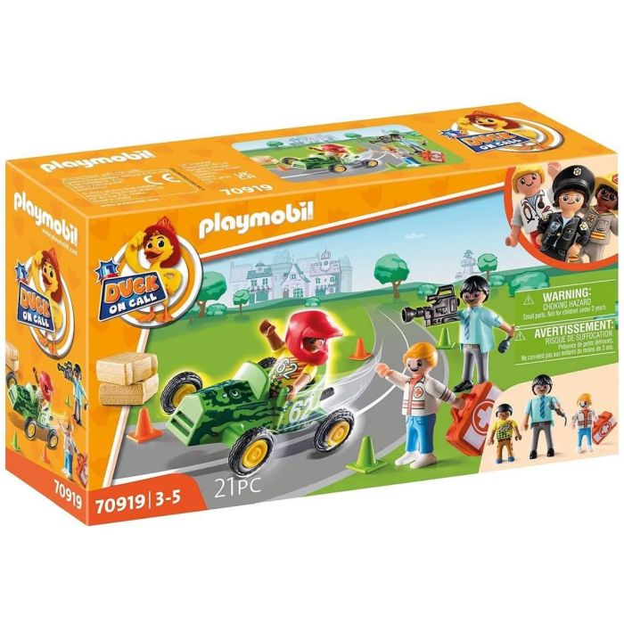 Playmobil Duck On Call Accion Ambulancia Juguete de Médico de Urgencias para Niños a Partir de 3 Años con Figuras y Accesorios Playmobil Duck On Call Accion Ambulancia Juguete de Médico de Urgencias para Niños a Partir de 3 Años con Figuras y Accesorios