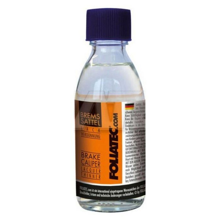 FOLIATEC FO2198 Diluyente de Laca para Pintura de Pinza de Freno 100 mL, para Pistola Pulverizadora