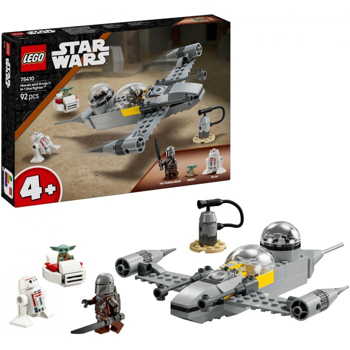 LEGO 75410 Caza Estelar N-1 de Mando y Grogu | Kit Juguete Construible Star Wars: The Mandalorian con El Mandaloriano, Grogu y R5-D4 2 LEGO 75410 Caza Estelar N-1 de Mando y Grogu | Kit Juguete Construible Star Wars: The Mandalorian con El Mandaloriano, Grogu y R5-D4 2