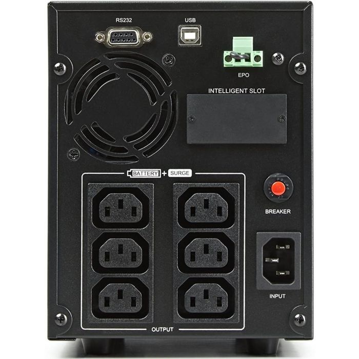 Salicru 6A0EA000003 SAI Línea Interactiva SPS ADVANCE T 1500VA/1050W con Salida Senoidal Pura, AVR, 6 Salidas, Torre 2