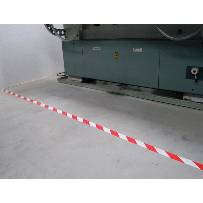 Q-connect Cinta de señalización no adhesiva de polipropileno, rojo y blanco, 300 mt x 75 mm 3 Q-connect Cinta de señalización no adhesiva de polipropileno, rojo y blanco, 300 mt x 75 mm 3