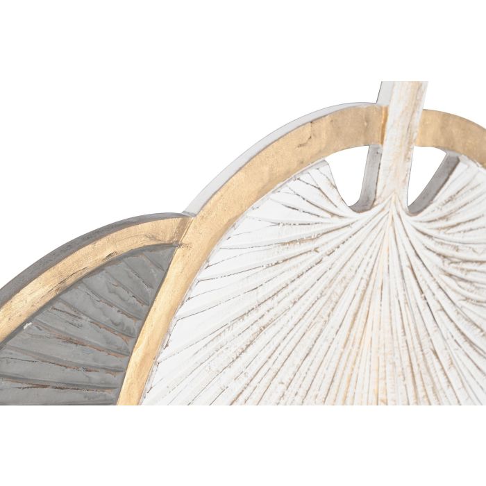 DKD Home Decor Balines Decoracion Pared Gris Blanco 2 x 121 x 121 cm 1