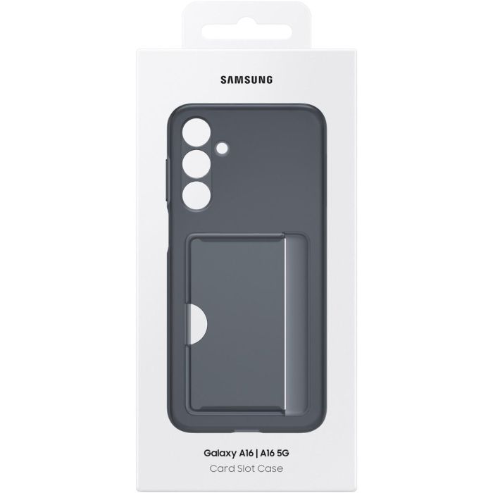 Samsung EF-OA166TBEGWW Funda para Galaxy A16 5G Negra con Bolsillo para Tarjetas 6 Samsung EF-OA166TBEGWW Funda para Galaxy A16 5G Negra con Bolsillo para Tarjetas 6