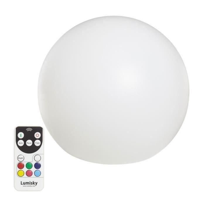 LUMISKY Esfera Led control remoto inalámbrico 30 cm - Multicolor 1 LUMISKY Esfera Led control remoto inalámbrico 30 cm - Multicolor 1