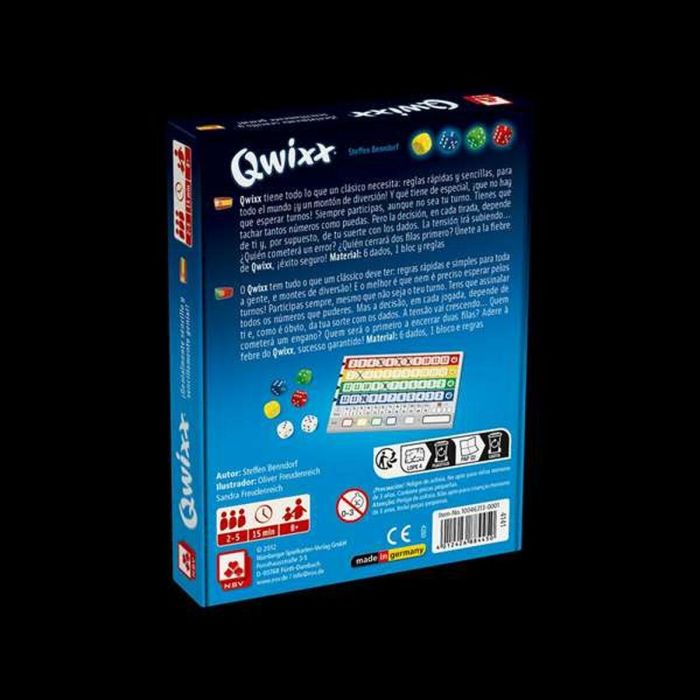 Fournier Juego Qwixx, Juego de Mesa Familiar de Estrategia con Cartas y Dados de Cartón, Ideal para Niños y Adultos, Edad +3 7 Fournier Juego Qwixx, Juego de Mesa Familiar de Estrategia con Cartas y Dados de Cartón, Ideal para Niños y Adultos, Edad +3 7