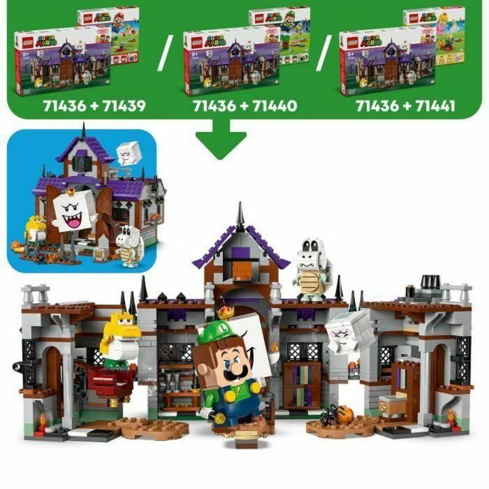 LEGO 71436 Super Mario Mansión Encantada del Rey Boo Set de Coleccionista Nintendo 3
