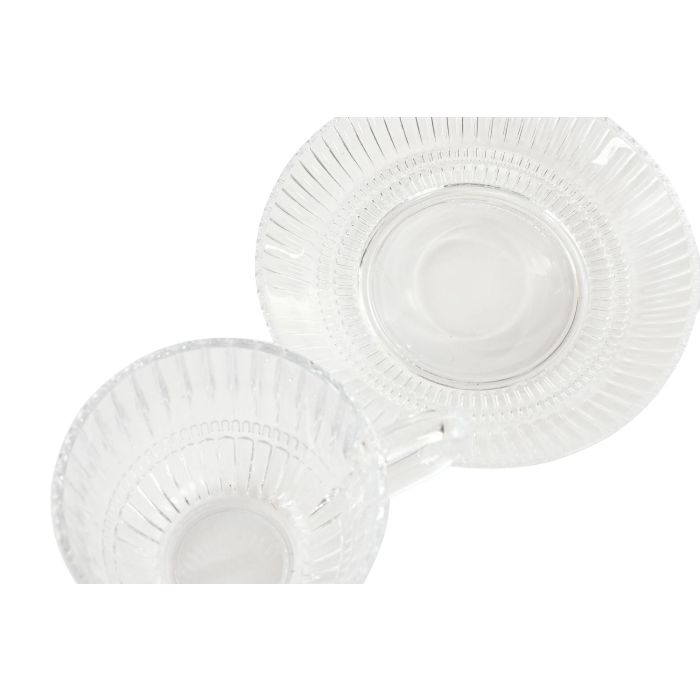 Cafe Basicos DKD Home Decor Transparente 14 x 7.5 x 14 cm Set de 6 2