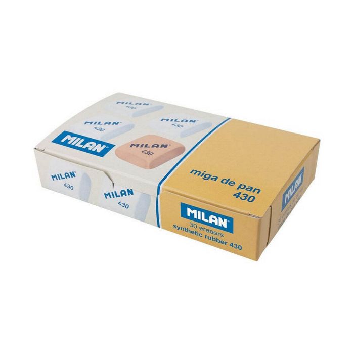 Set de Gomas de Borrar Milan GOMA 430 MIGA DE PAN 30 piezas (25 Unidades) 4 Set de Gomas de Borrar Milan GOMA 430 MIGA DE PAN 30 piezas (25 Unidades) 4