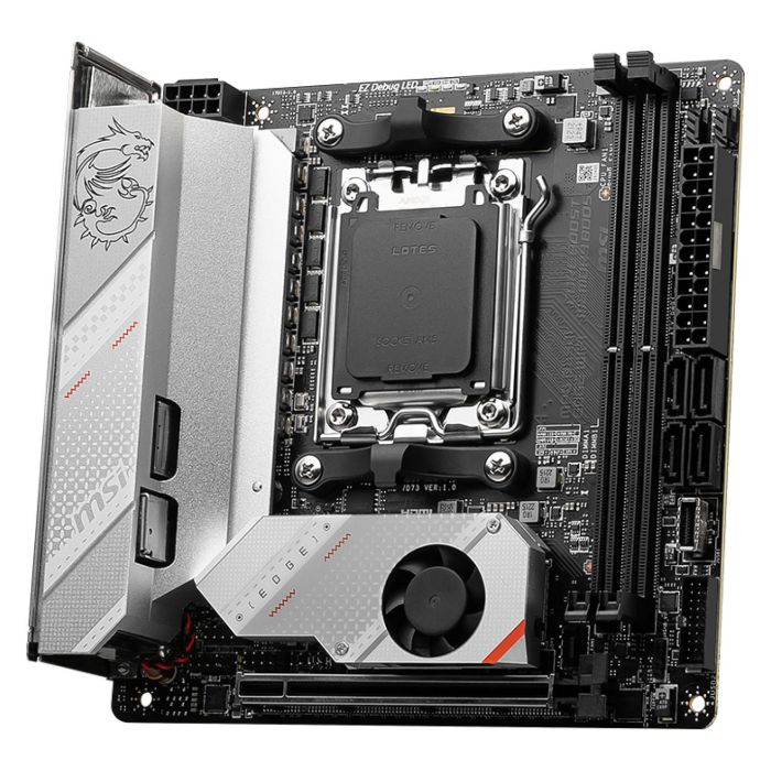 MSI MPG B650I Edge WiFi Placa Base AM5 DDR5 Wi-Fi 6E Bluetooth 5.2 AMD B650 para Procesadores Ryzen 7000 Series 2